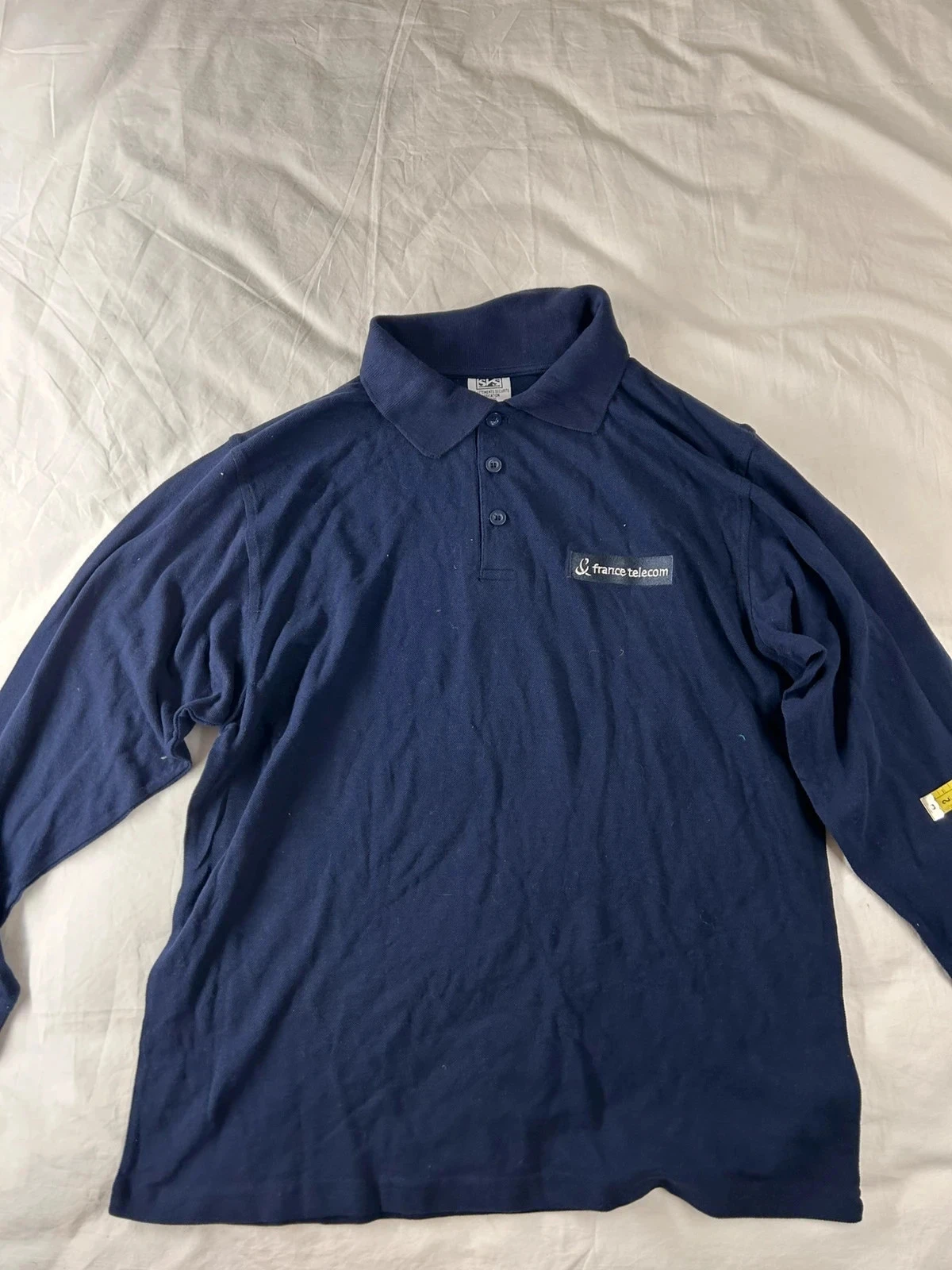 Sweat bleu marine tenue de travail france telecom